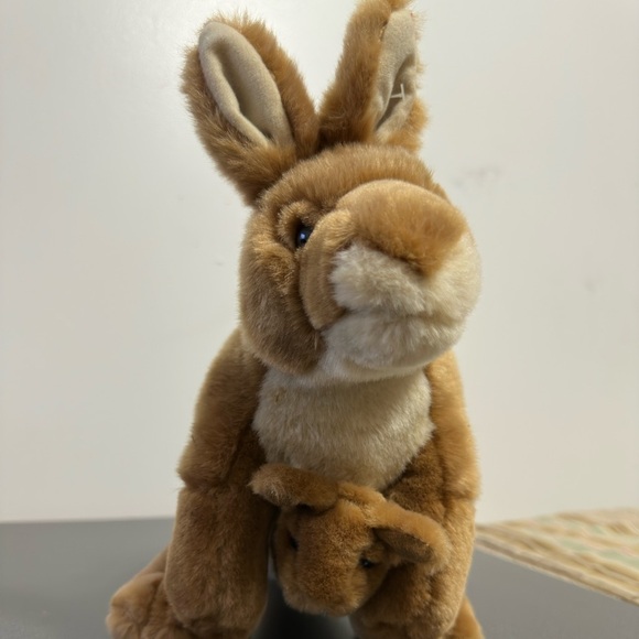 Wild Republic Kangaroo with Baby Joey Plush Soft Toy Stuffed Animal 17” - Picture 10 of 11